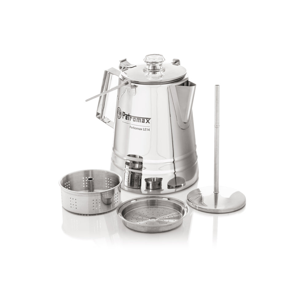 Perkolator Perkomax aus Edelstahl Edelstahl - 1,5 Liter